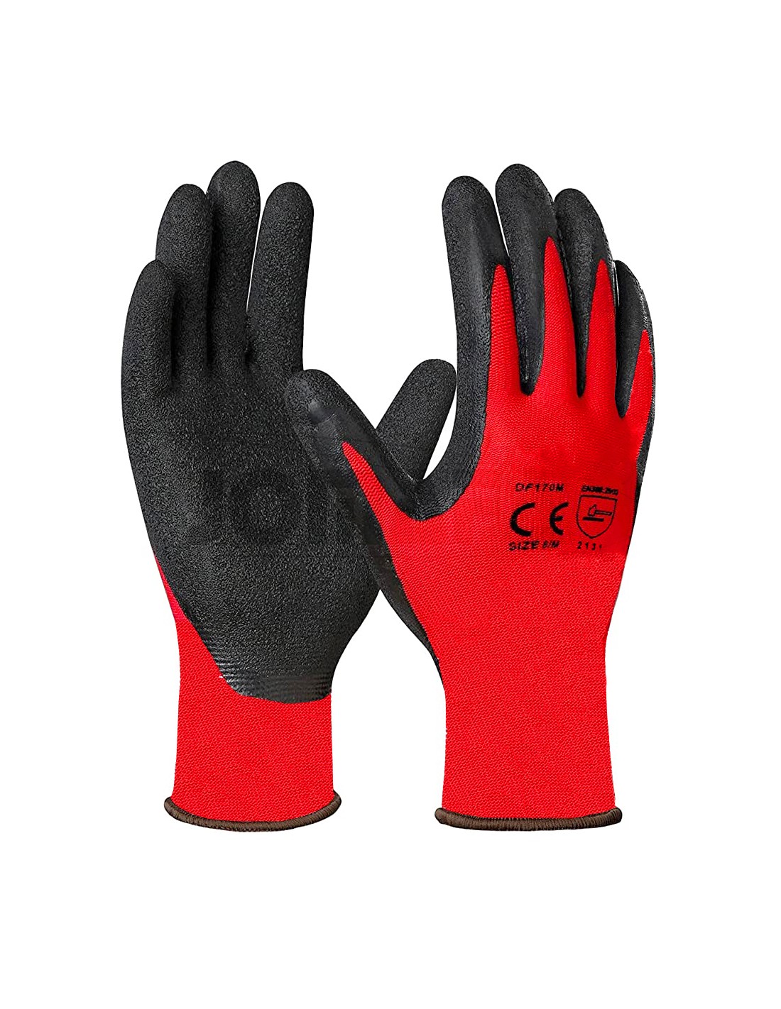 Guantes de trabajo reutilizables de nitrilo, guantes de trabajo multiusos  con palma resistente a cortes
