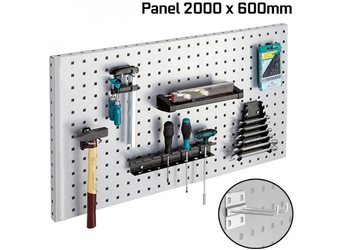 Panel para herramientas parkside para colgar en la pared tablero